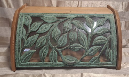 Vintage wood roll top bread - vintage,