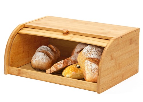 Natural bamboo roll - roll, top