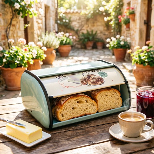 Sotech blue bread box - bread, kitchen