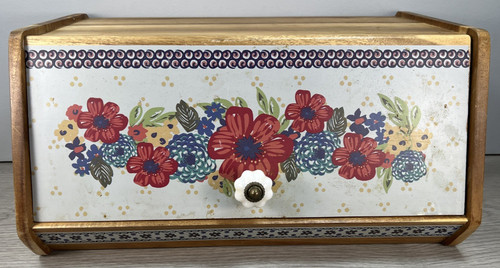 Wooden bread box - wooden,