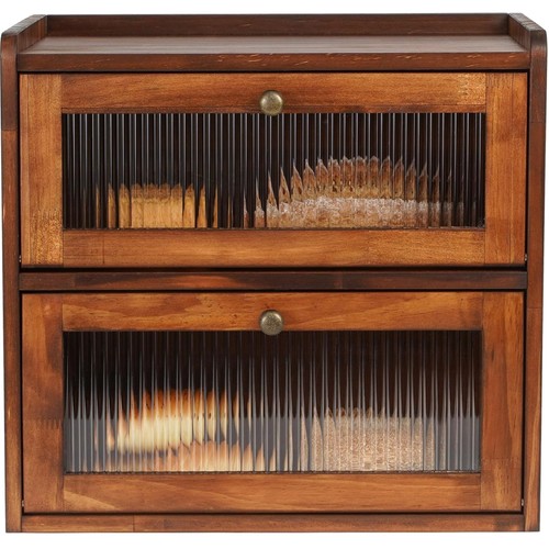 Large brown wooden vintage - large,
