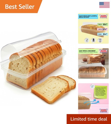 Clear rectangular bread box - rectangular,